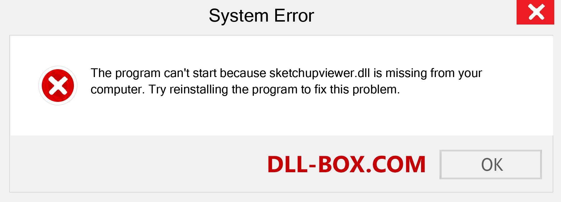  sketchupviewer.dll file is missing?. Download for Windows 7, 8, 10 - Fix  sketchupviewer dll Missing Error on Windows, photos, images